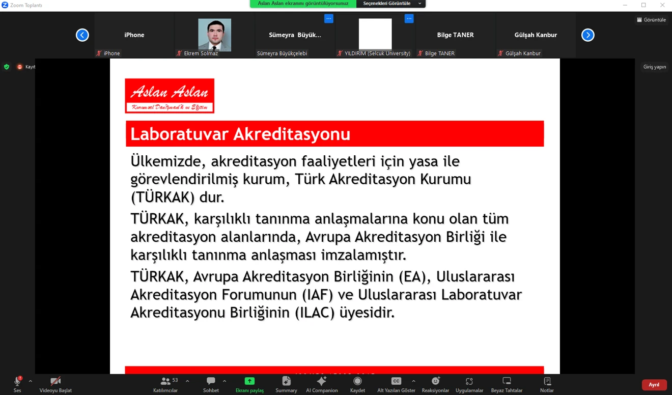 Deney ve Kalibrasyon Laboratuvarlarının Yetkinliği için Genel Gereklilikler 